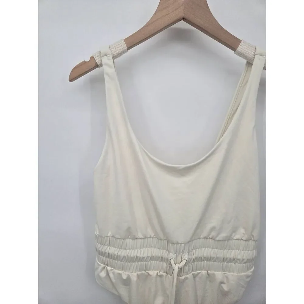 Good American Waist Framer One Piece Swimsuit Drawstring Size 2 US M